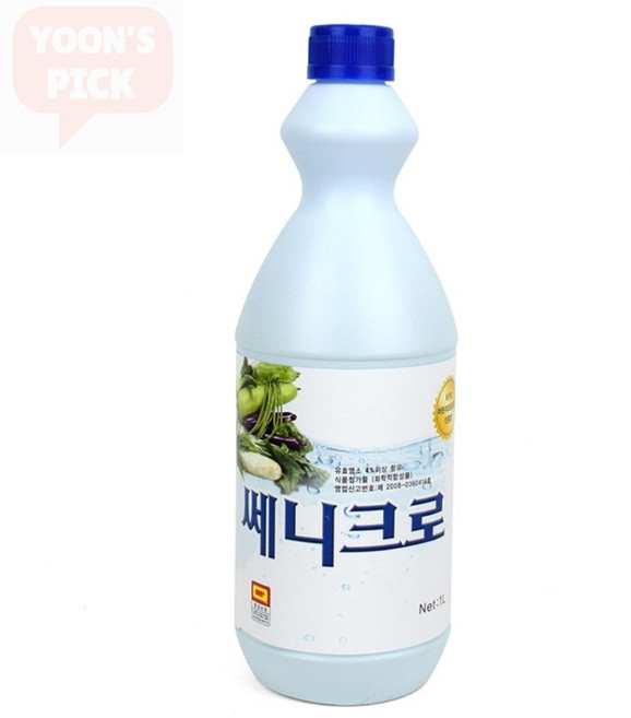 쎄니크로 주방소독제 1L 야채소독