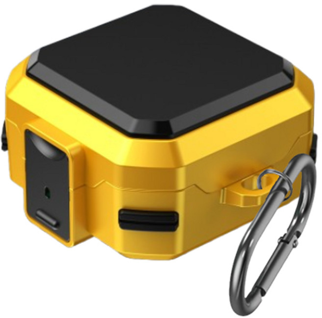 투에이비 분실방지 러기드 범퍼 하드 케이스, 1개, 옐로우, 버즈 라이브/버즈2/프로/프로2/버즈FE