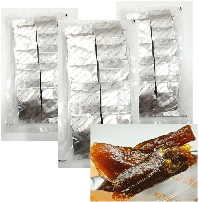 [금산인삼] 꿀담은 홍삼 절편 실속형 30팩 총 600g 빠른무료배송