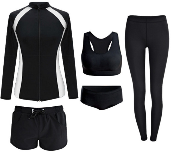 서프라이더 남녀 상하의 5종세트 집업 래쉬가드 세트 커플래쉬가드(여성5종 남성4종세트)