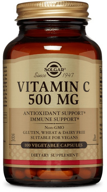 솔가 비타민 C 500mg 베지터블 캡슐, 1개, 100개입, 100정