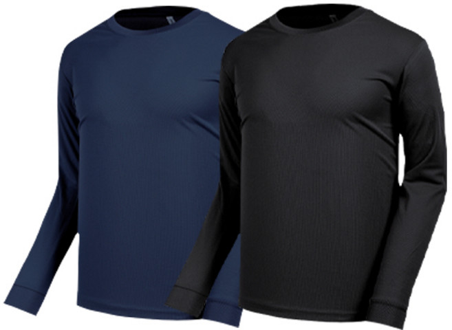 [1+1] 쿨론 해리 드라이 라운드 기능성 긴팔티셔츠 1+1 판매