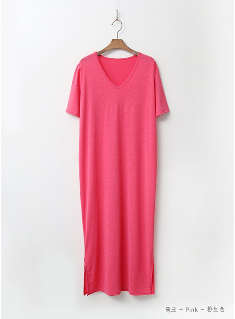 [아이엠수]썸머룩 브이넥원피스