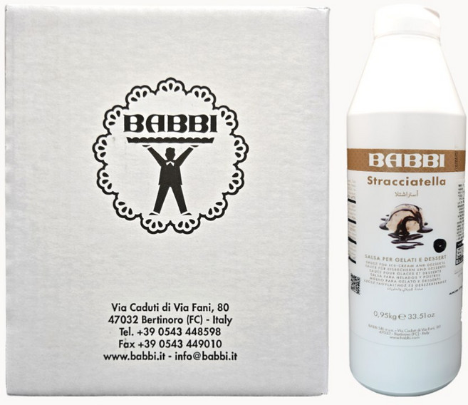 밥비 스트라치아텔라 요아정 초코쉘 소스 한박스 아이스크림토핑, 6개