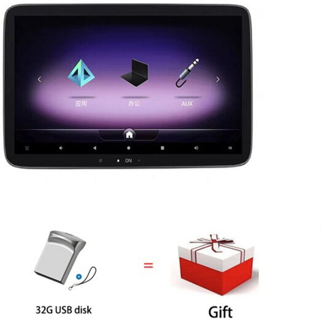 13.3 인치 안드로이드 자동차 TV 헤드레스트 모니터 메르세데스 S 클래스 W223 뒷좌석 지원 와이파이 4K, 01 01 one pc