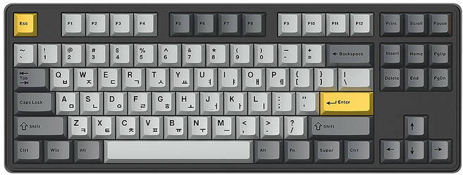 한성컴퓨터 3모드 폼떡 가스켓 기계식 키보드 딥블루 뽀송 38g, 저소음 적축, GK797PRO, 스페이스블랙