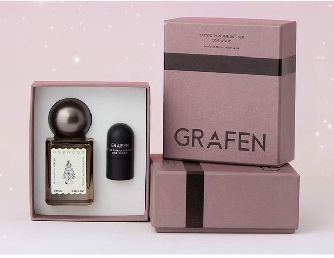 GRAFEN 紋身香水禮盒 ONE WOOD, 1個, 29ml