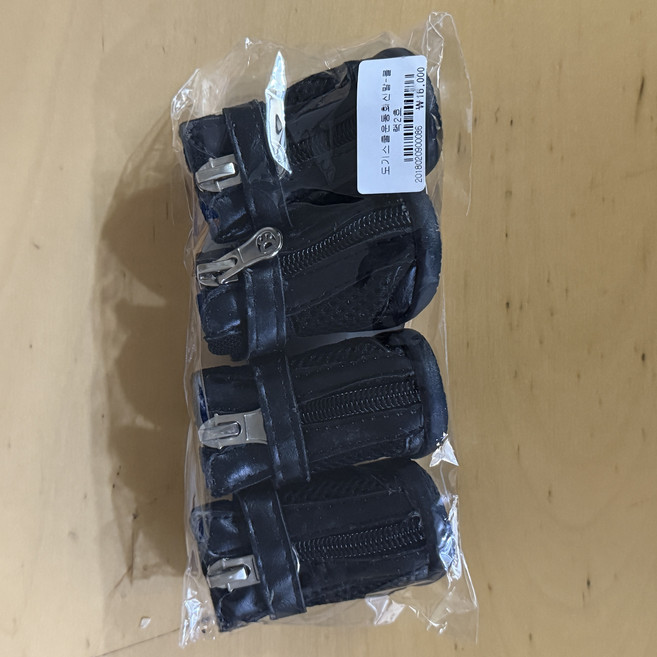 도기스쿨 애견신발, 검정, 1개