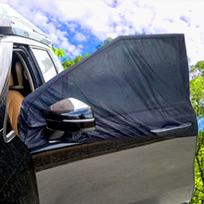 카니발 차박 모기장 방충망 창문 썬루프 트렁크 햇빛가리개 KA4 올뉴카니발 등 00362, A2 앞창문 좌/우 2개(타공형)