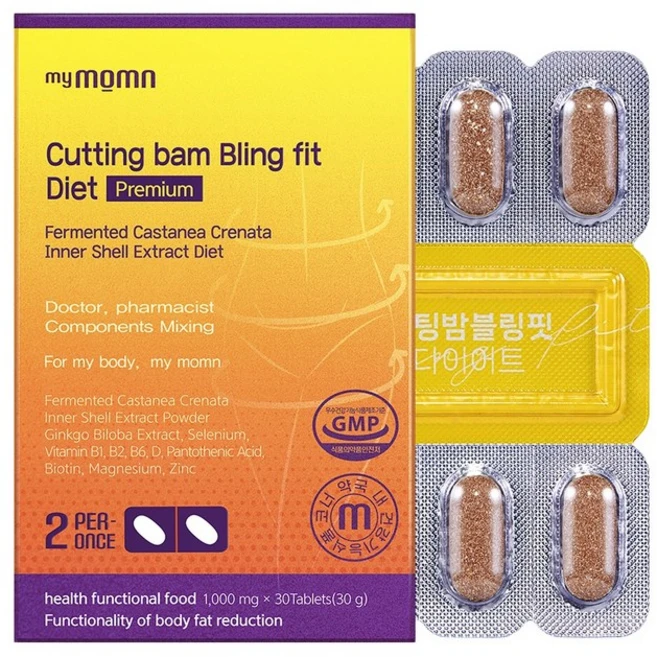 마이몸엔 커팅밤 블링핏 다이어트 프리미엄 30g, 1개, 30정 - 쿠팡