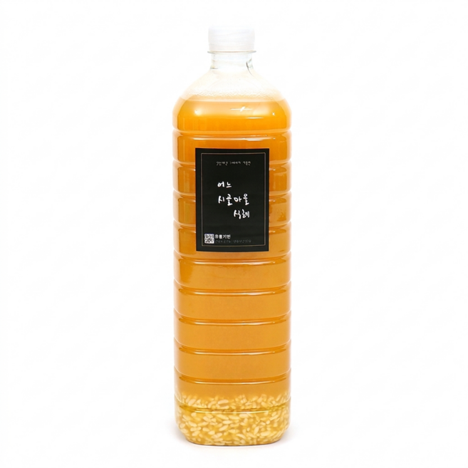 수제 무설탕 저당 스테비아 밥알있는 단호박식혜, 2개, 1.5L