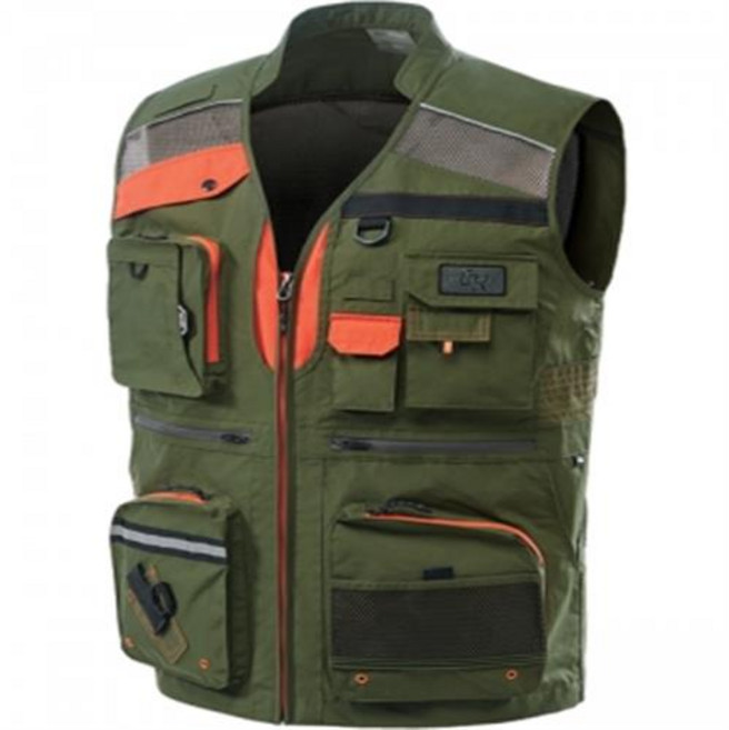 타스란 2톤망사조끼 카키색 M~4XL MK-471, 4XL, 1개