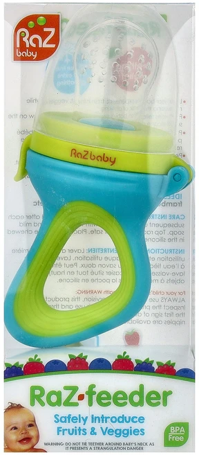 RaZbaby Raz-피더 블루 & 그린 피더 1개 RaZbaby (라즈베이비), RaZbaby, Raz-피더, 블루 & 그린, 피더 1, 1 - 쿠팡