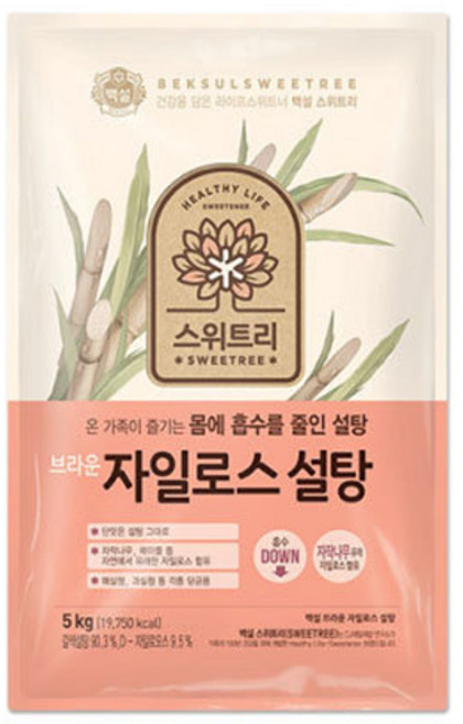CJ 백설 스위트리 브라운 자일로스 5kg x 1개입, 1개