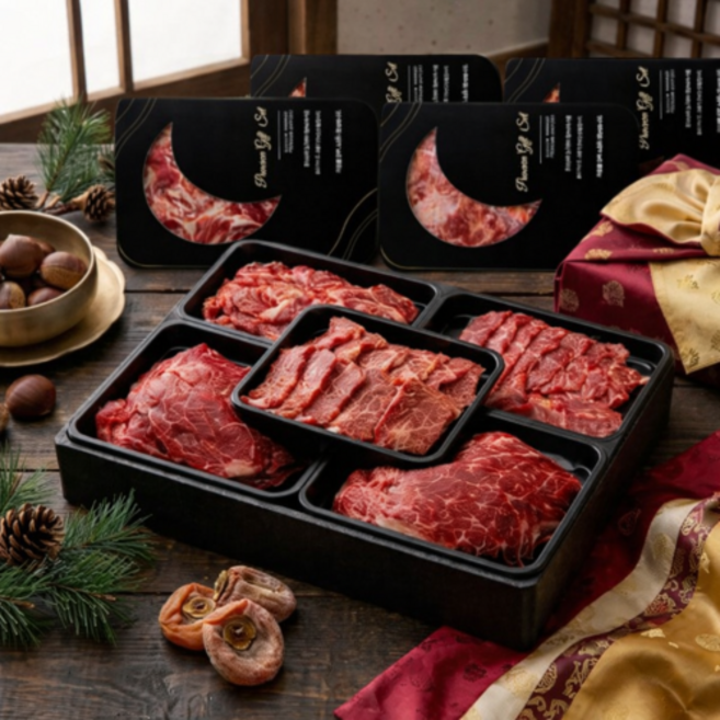 특수부위 모둠 / 1++ 한우선물세트 구이용, 1세트, 400g