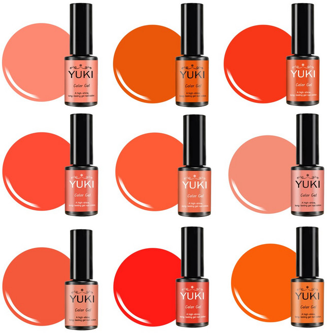 유키 유키젤네일 오렌지컬러라인 모음, 1개, 유키 오렌지컬러라인_148호 플레임, 5g