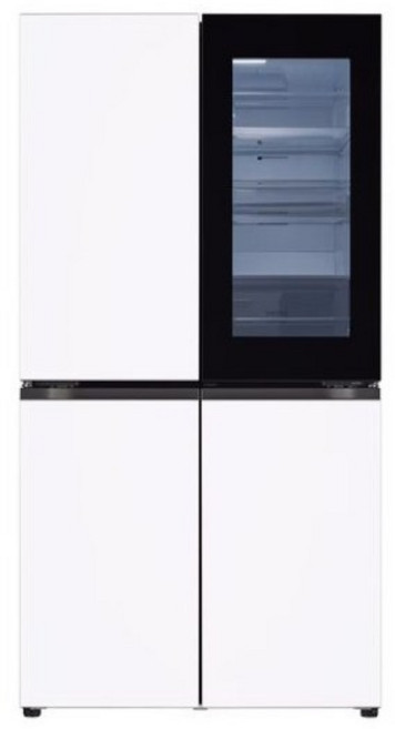 엘지물류 냉장고 4도어 865L 화이트 T875MHH412 사다리차배송