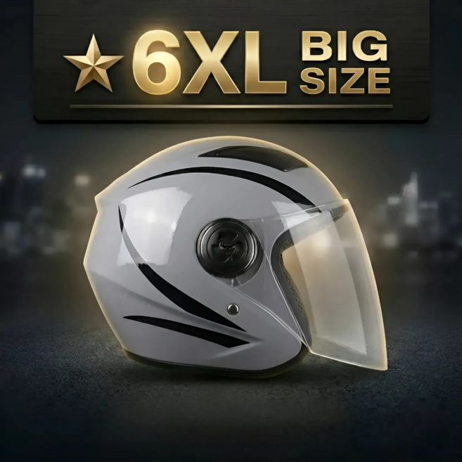 수아파파 빅사이즈 헬멧 XXXXXXL대두 오픈페이스 큰사이즈 배달 EPS 73cm 오토바이 바이크 큰머리 하이바, 그레이