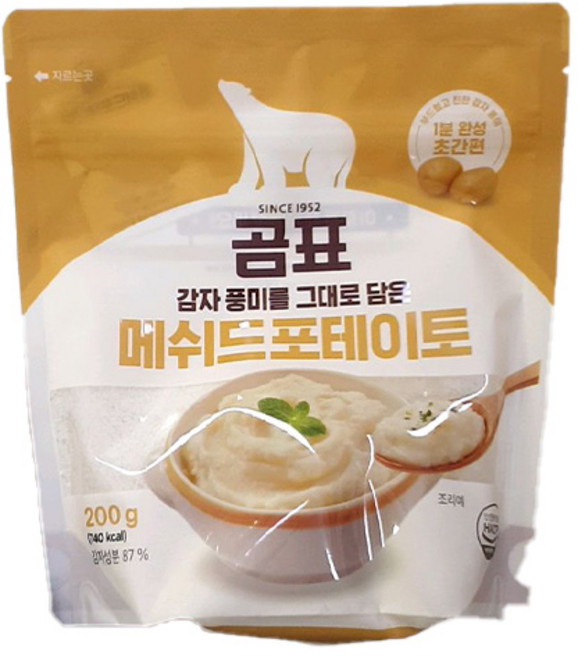 곰표 메쉬드 포테이토, 200g, 1개
