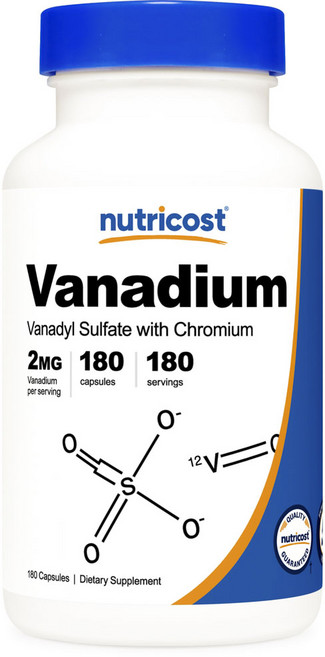 뉴트리코스트 바나듐 2mg 캡슐, 180정, 1개