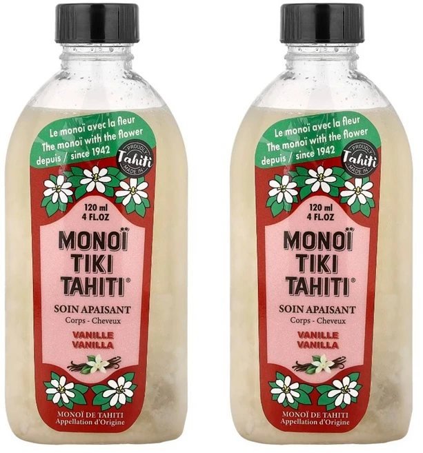 모노이 티아레 타히티 코코넛 오일 바닐라 향 120ml 2개 타히티 오일 - 쿠팡