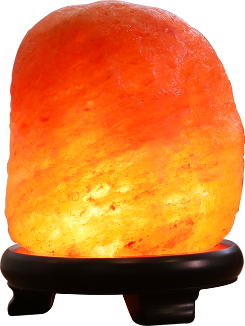 鹽夢工場 原礦系列 玫瑰鹽燈, 玫瑰鹽燈2-3kg｜特製座,台製保險絲安全三段開關電線(強、弱、關)