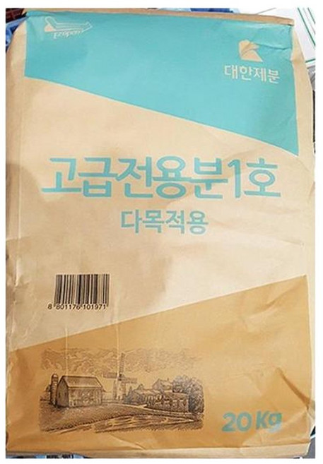 RGM40412전용분 밀가루 1호 곰표 20K 밀가루 포대, 20kg, 1개
