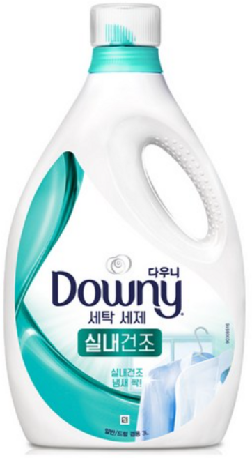 다우니 실내건조 세탁 세제 액체형 액상세제 본품, 4개, 1.9L