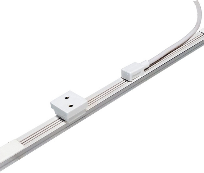 지성전기 3P라인콘센트 220V LED전용 진열장 쇼케이스 선반용 전원콘센트, 흑색, 1개, 1800mm