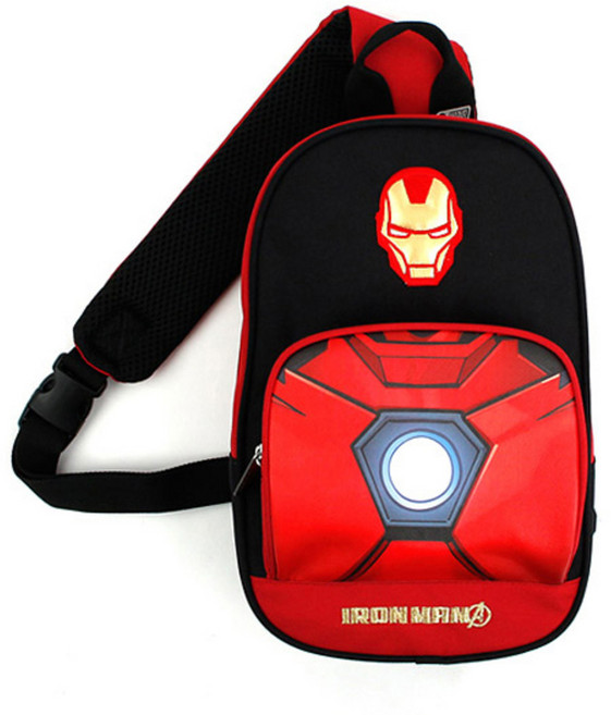 901M 아이언맨 아동 슬링백 보부상가방 백팩 스몰백