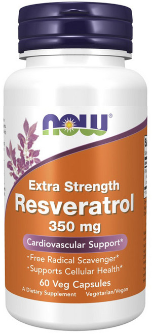 나우푸드 엑스트라 스트렝스 레스베라트롤 350mg 베지 캡슐, 60정, 1개