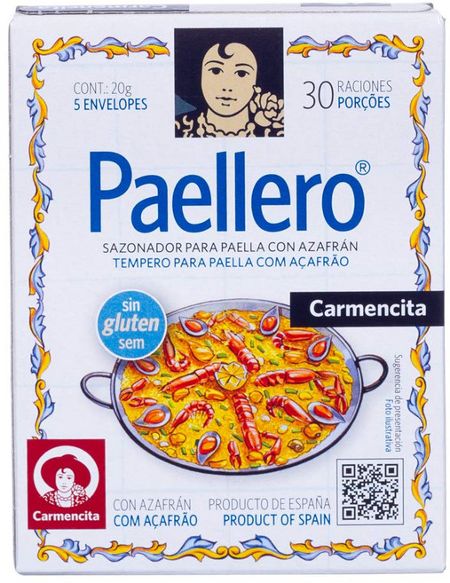 빠에예로 빠에야 시즈닝 스페인산 (5 봉지) 2개 팩 빠에예로 빠에야 시즈닝 스페인산 (5 봉지) 2개 팩, 1개, 68.04g