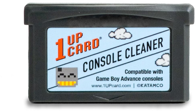 게임보이 어드밴스와 호환되는 1UP카드 비디오 게임 콘솔 클리너1UPcard, 게임보이 어드밴스와 호환되는 1UP카드 비디오 게임 콘
