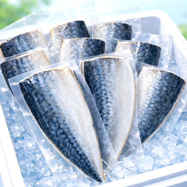 프리미엄 잔가시 99.9%제거 국내산 손질 순살 고등어, 10개, 120g 내외