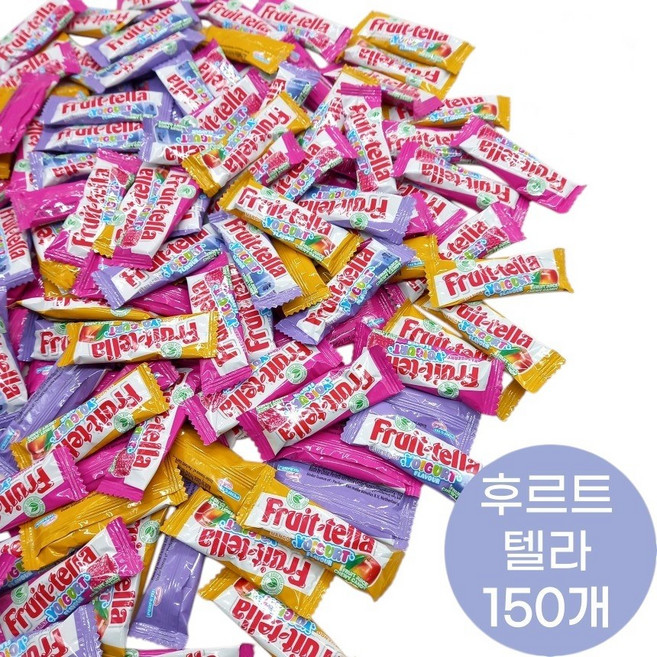 후르츠텔라 요구르트 카라멜 츄잉캔디 150개, 1개