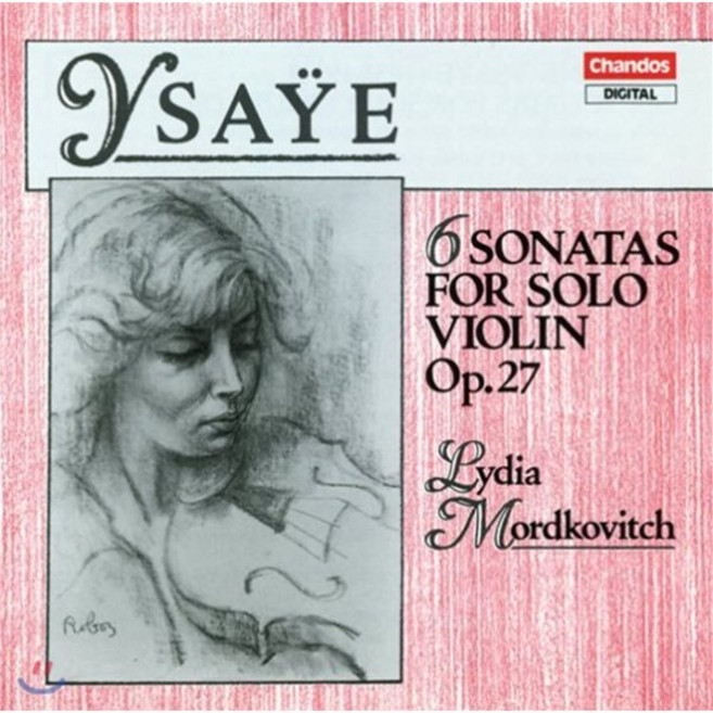 [CD] Lydia Mordkovitch 이자이 : 6개의 바이올린 소나타 작품집 (Ysaye: 6 Sonatas for Solo Violin Op. 27)