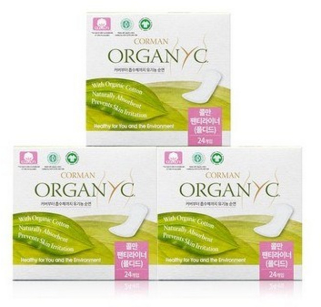 콜만 폴디드 팬티라이너, 10개, 144개입