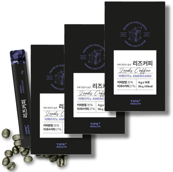 나의 리즈 3박스 아메리카노, 4g, 14개입