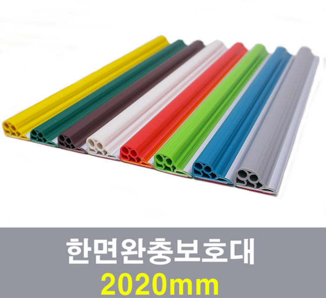 문인테크 한면완충보호대 2020mm, 밤색, 1개