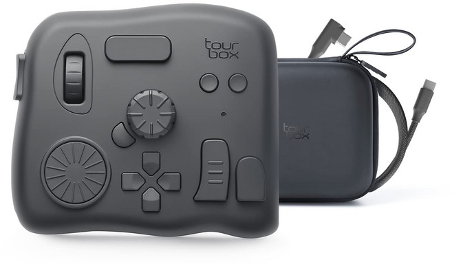 TourBox Elite Bluetooth 5.0 Clip Studio Paint GIMP SAI MediBang Photoshop Lightroom Premiere Davinci