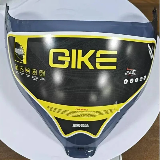 BMW Qike 헬멧 FP02 고스트 페이스 실버 도금 블루 주야간 겸 바이저 교체 부품, P02-black lens - 쿠팡