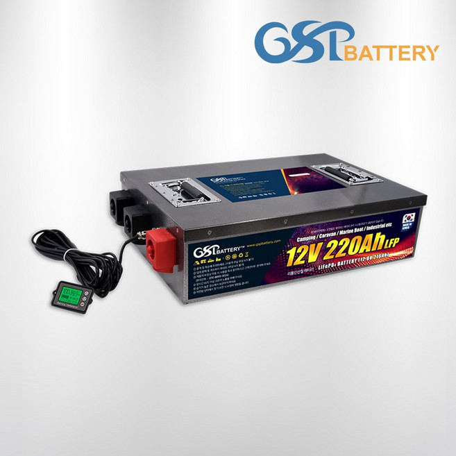 지에스피 GSP 리튬인산철 배터리 12V 220A STEEL, 01.220A 메인