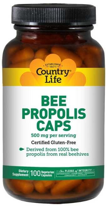 컨츄리라이프 컨트리라이프 비 프로폴리스 500mg 베지테리안 캡슐, 100정, 5개