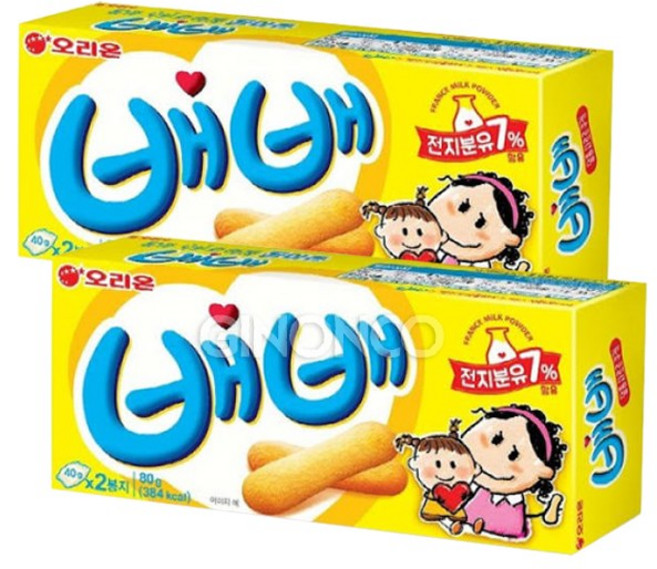 오리온 돌아온배배, 80g, 2개