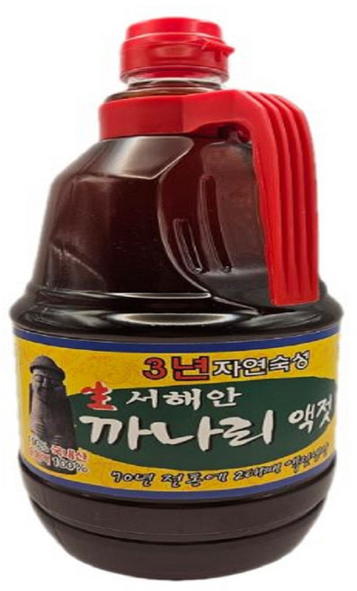 안가네 3년 자연숙성 국내산 서해안 까나리액젓, 1개, 2.2kg