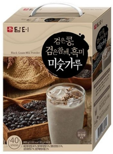 미숫가루 담터 검은참깨 흑미 검은콩 40T HWAACB2F, 본상품선택