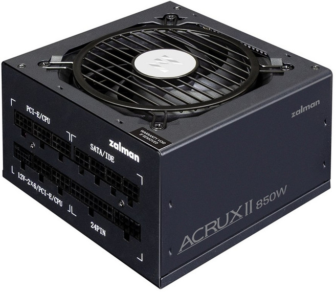 잘만 ACRUX II 850W 80PLUS 플래티넘 풀모듈러 ATX3.1 파워서플라이
