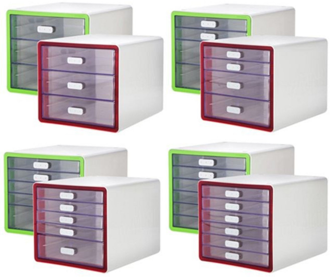 마이룸서류함 10011, GREEN COLOR, 6단