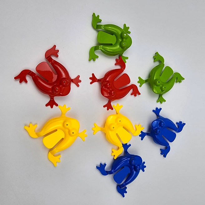 [무료배송/당일배송] 칼라 점프 개구리 게임 [엘리빅마켓], 4개