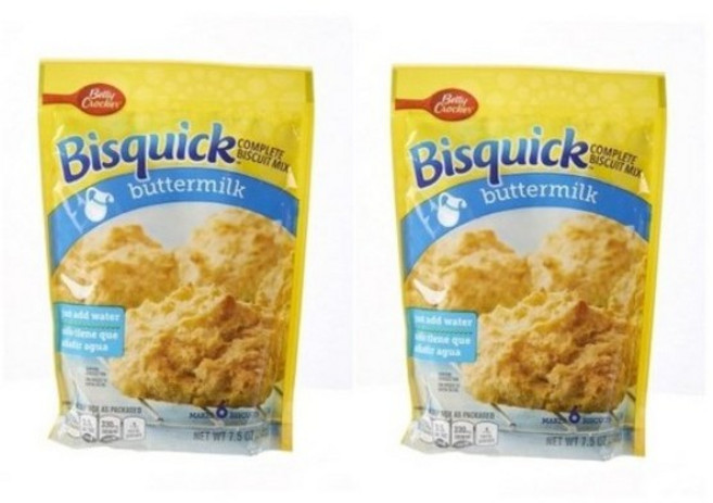 베티 크로커 비스퀵 Bisquick 버터밀크 낱개주문 간단요리 아이들 스낵, 2개, 212g